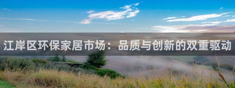 沐鸣代理注册：江岸区环保家居市场：品质与创新的双重驱动